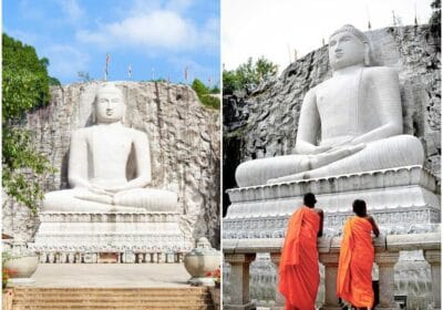 The largest samadhi Buddha Statue in Sri Lanka