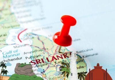 Sri Lanka Tourist Map in details